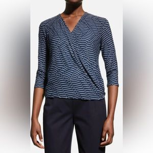 Nic + Zoe - 4-Way Cardigan in Blue Multi size M